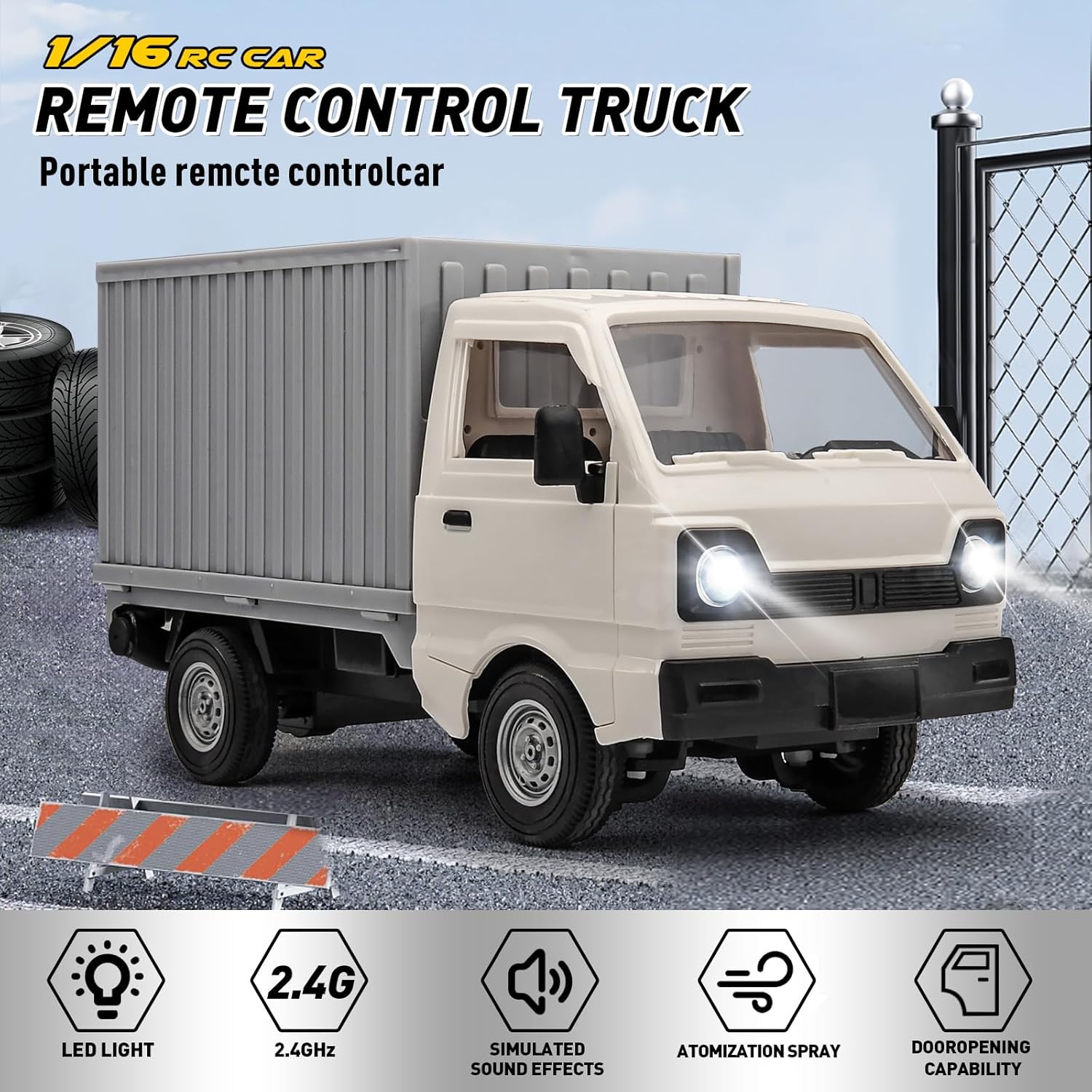 Led Light Kit Rc - Camion RC KF21 1:16 2.4GHZ, voiture