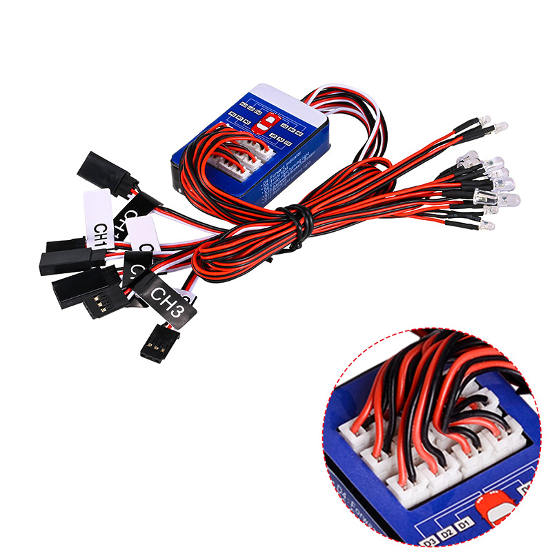 Yunshen Rc Hobby - Kit d'éclairage LED RC 12 lumières