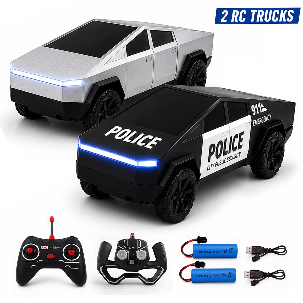 Led Light Kit Rc - Lot de 2 Jouets Cyber Truck