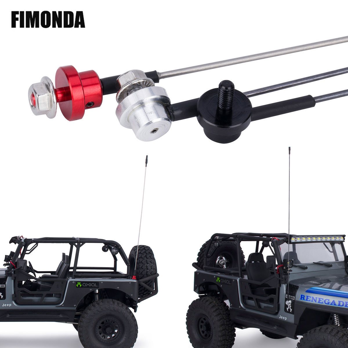 Rc Hobby Zone - Antenne de Simulation réglable en métal