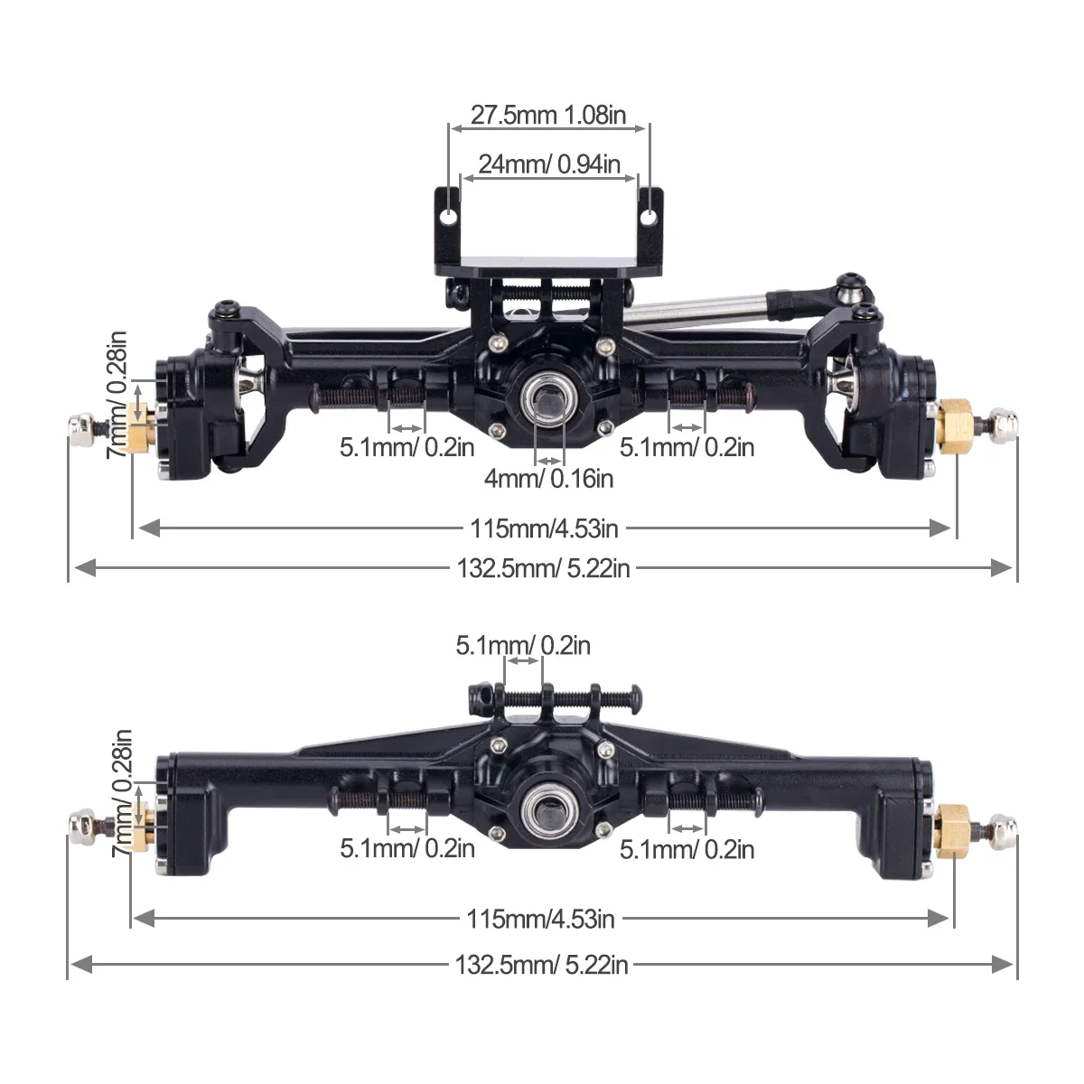 Essieux de portail CNC en alum - Rc Hobby Zone avis et prix