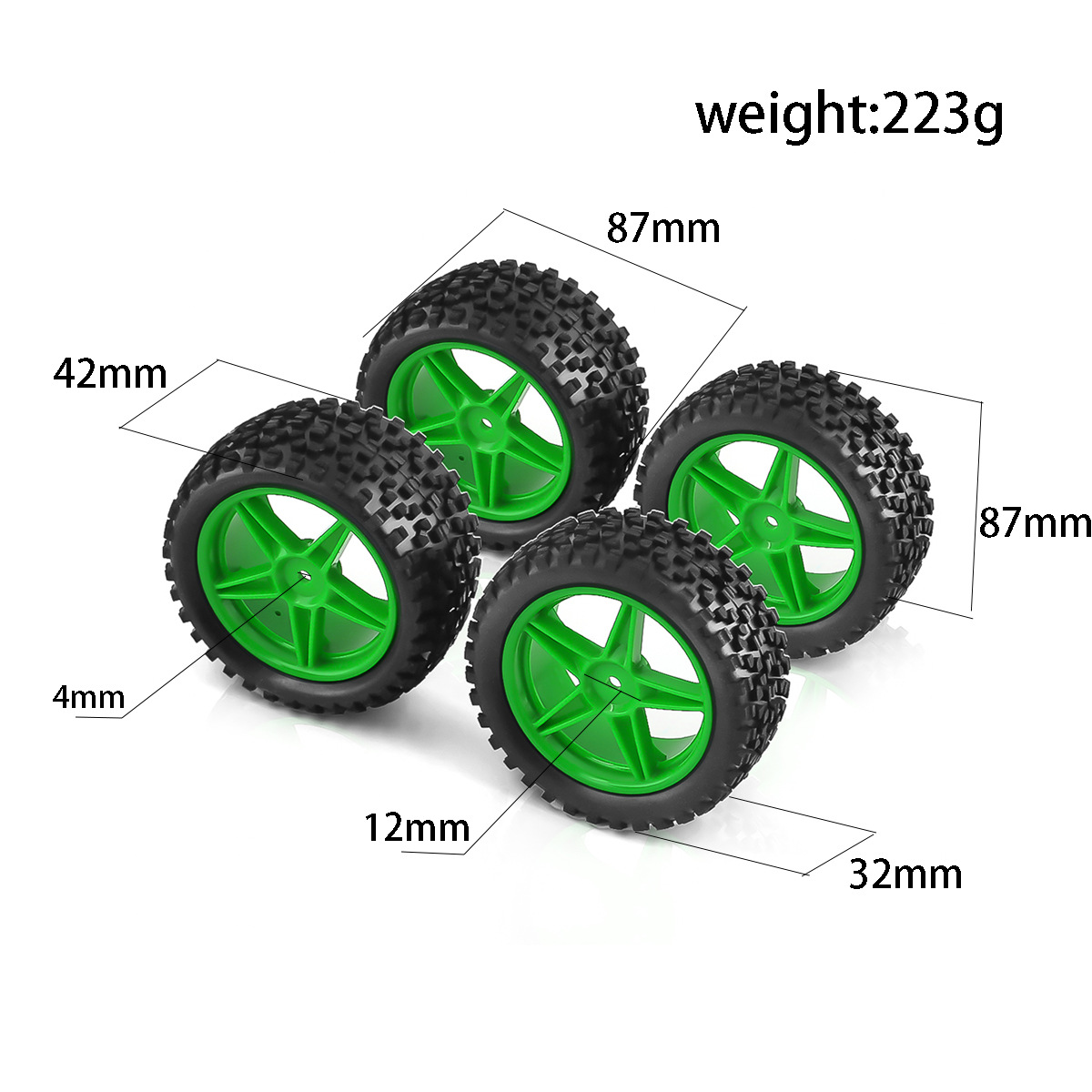 Pneus et jantes tout-terrain R - Yunshen Rc Hobby avis et prix