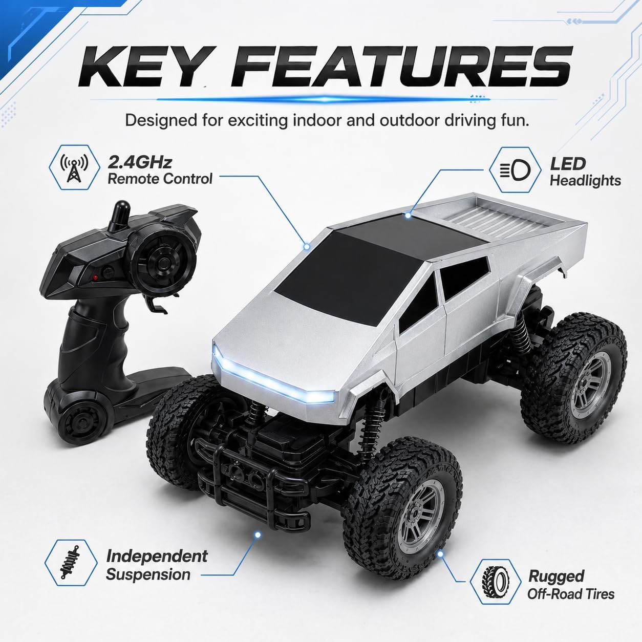 Camion télécommandé RC 1:18 po - Led Light Kit Rc avis et prix