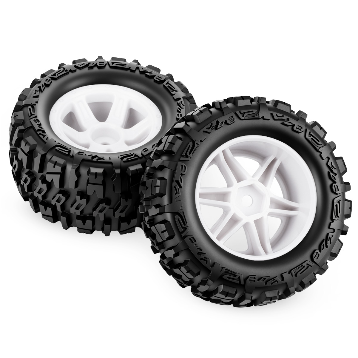 4 pneus en caoutchouc de 87 mm - Rc Hobby Truck avis et prix