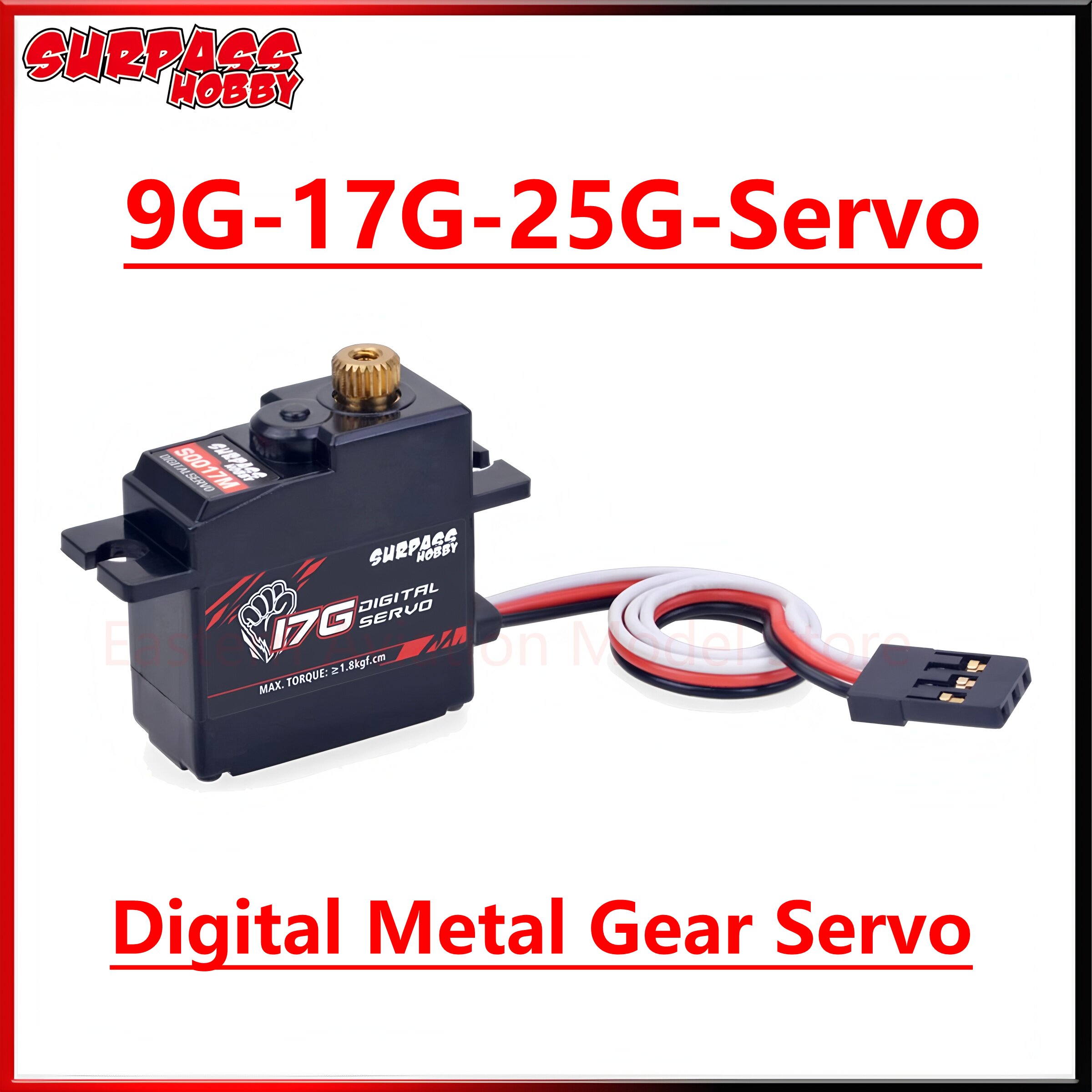 Surpass Hobby S009M 9G S0017M  - Rc Hobby & Maskinservice I Eskilstuna avis et prix