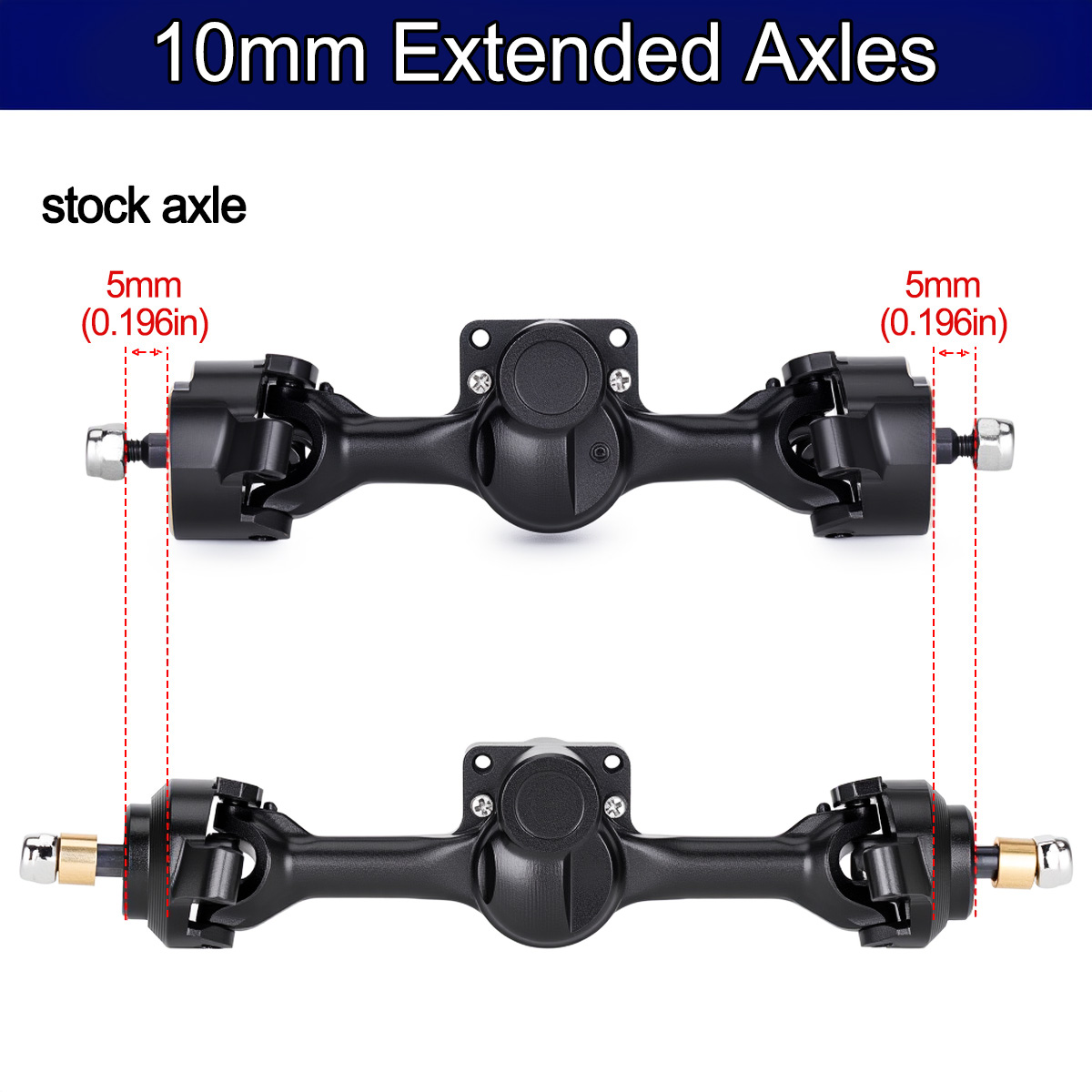Axe avant et arrière complet e - Rc Hobby Zone avis et prix