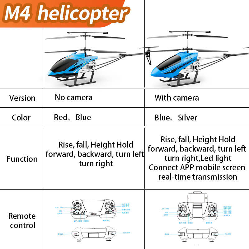 M4 grand hélicoptère Rc téléco - Rc Hobby Grade avis et prix